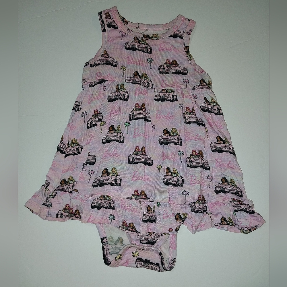 Posh Peanut Barbie Bodysuit Twirl Dress